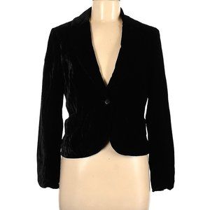 BCBGMAXAZRIA VELVET Black  Blazer Size M